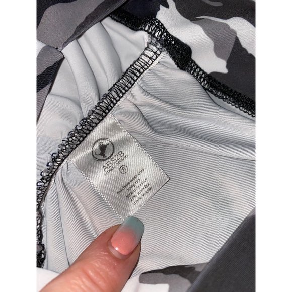 ABS2B Ladies Camo Mesh Side Leggings Size Small - Picture 9 of 9